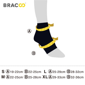 NUEVAS ! ! (*patentado) <br> BRACOO FP42 Shielder <br> Tobillera con Almohadilla Ergonómica 3D y Vendaje <br>(ModularPro)