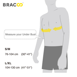 NUEVAS ! !  <br> BRACOO BS34 Fulcrum <br>Faja para la Espalda con <br>Férula Ergonómica