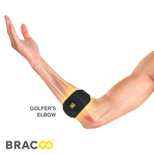 Cargar imagen en el visor de la galería, NUEVAS ! ! &lt;br&gt; BRACOO EP43 Fulcrum &lt;br&gt; Codera con Almohadilla  Ergonómica de EVA 3D para Codo de Tenista o Golfista.
