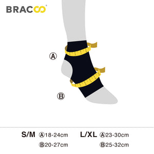 BRACOO FP31 Fulcrum<br>Tobillera Pro con <br> Férula Ergonómica Estabilizador