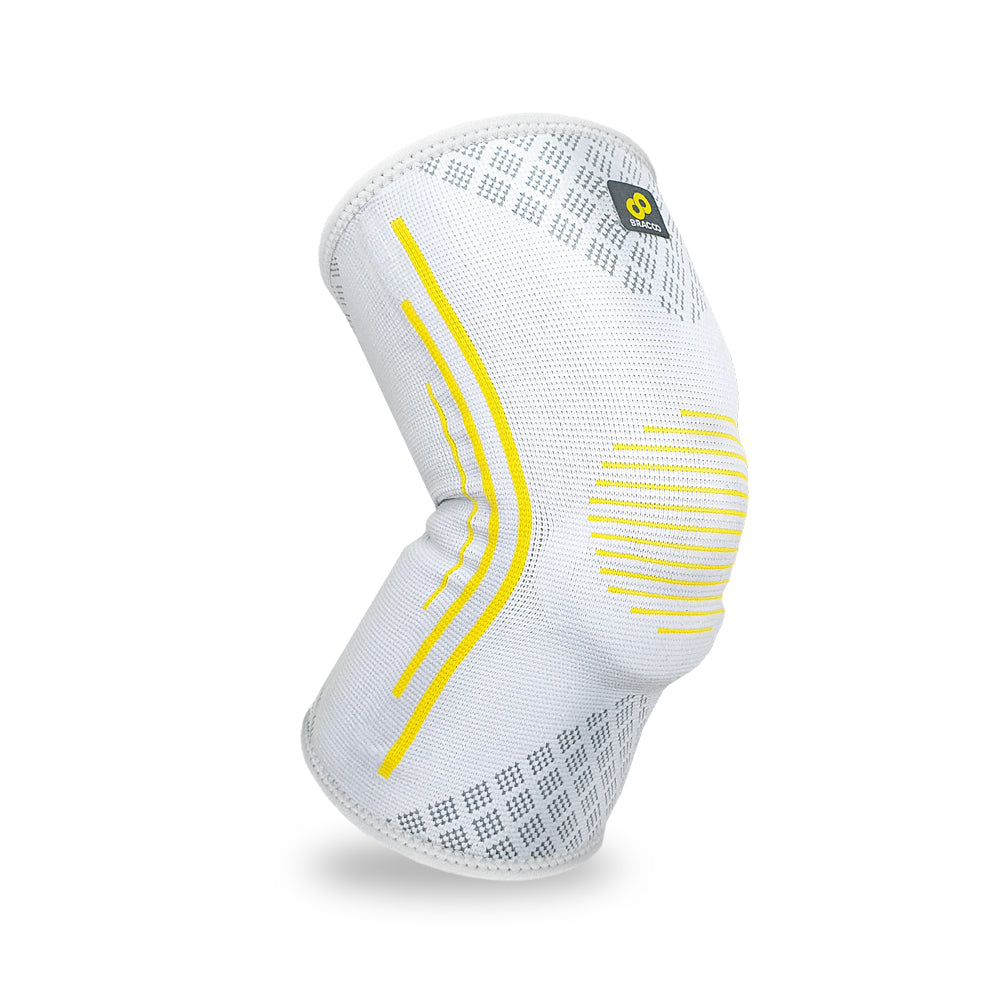 BRACOO KS91 Fulcrum <br> Rodillera Transpirable con Almohadilla Ergonómica (par) (*patentada)