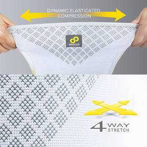BRACOO KS91 Fulcrum <br> Rodillera Transpirable con Almohadilla Ergonómica (par) (*patentada)