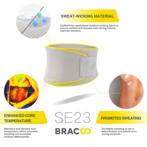NUEVAS ! ! <br> BRACOO SE23 <br> Faja Reductora de Cintura Comfort Fit y Absorbente