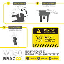 Cargar imagen en el visor de la galería, NUEVAS ! ! (*patentado) &lt;br&gt; BRACOO WB50 Armor&lt;br&gt;Muñequera 3D Fijación Ergonómica y Transpirable (FlexiFit)
