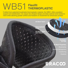 Cargar imagen en el visor de la galería, NUEVAS ! ! (*patentado) &lt;br&gt; BRACOO WB51 Armor&lt;br&gt;Muñequera 3D Fijación Ergonómica y Transpirable (FlexiFit) (Copy)
