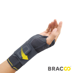 NUEVAS ! ! (*patentado) <br> BRACOO WP40 Shielder <br> Muñequera con Férula Ergonómica 3D y Correa (ModularPro)