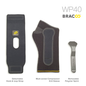 NUEVAS ! ! (*patentado) <br> BRACOO WP40 Shielder <br> Muñequera con Férula Ergonómica 3D y Correa (ModularPro)